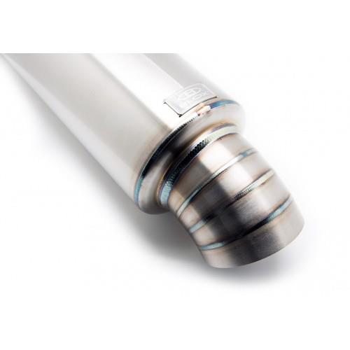 BLOX Racing 2.5 inch Universal Street Muffler - Turndown Tip - BXEX-00107.