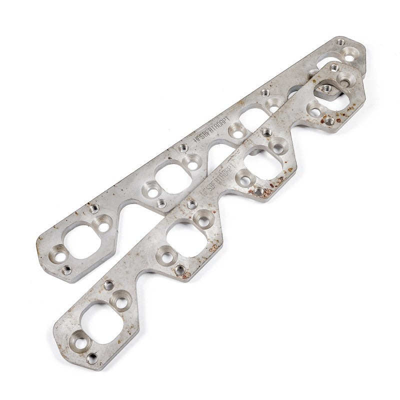 Stainless Works SBF Wide Rectangular Port Header Adapter 304SS Exhaust - HFSBFBTADAPT.