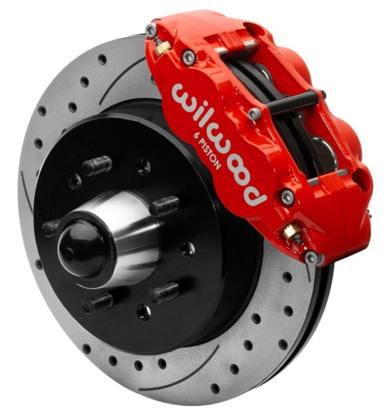 Wilwood 63-87 Chevy C10 Narrow Superlite 6R Front Brake Kit - 140-15940-DR.