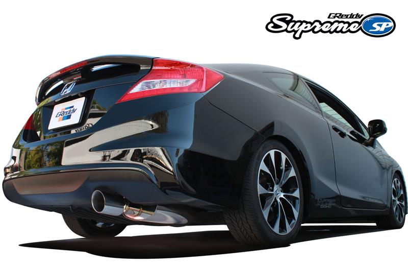 GReddy 12-15 Honda Civic Si Coupe 76mm Supreme SP Cat-Back - 10158209.