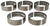 Clevite Ford 6.7L Diesel Main Bearing Set - MS2334H.