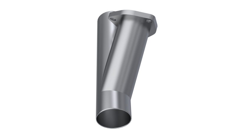 QTP 2.5in Weld-On QTEC Exhaust Cutout Y-Pipe - 10250.