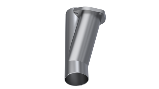 QTP 2.5in Weld-On QTEC Exhaust Cutout Y-Pipe - 10250.