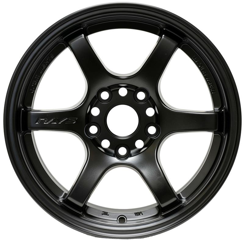 Set of 4: Gram Lights 57DR 15x8.0 +35 5-114.3 Semi Gloss Black Wheel - WGIE35EH