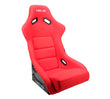 NRG FRP Bucket Seat (Red Cloth) - Large - FRP-300RD.