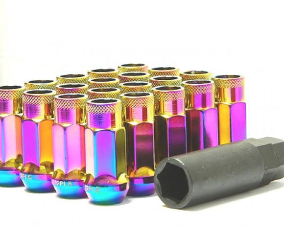 Wheel Mate Muteki SR48 Open End Lug Nuts - Red - 32905R.
