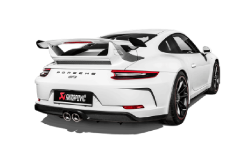 Akrapovic 2018 Porsche 911 GT3 (991.2) Slip-On Race Line (Titanium) - S-PO/TI/8