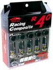 Project Kics 12x1.25 R40 Lug Nuts - Black (20 Pcs) - KRC03K.