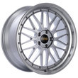 BBS LM 19x8.5 5x112 ET32 Diamond Silver Center Diamond Cut - LM269DSPK.