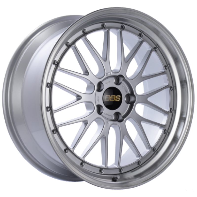 BBS LM 19x8.5 5x112 ET32 Diamond Silver Center Diamond Cut - LM269DSPK.