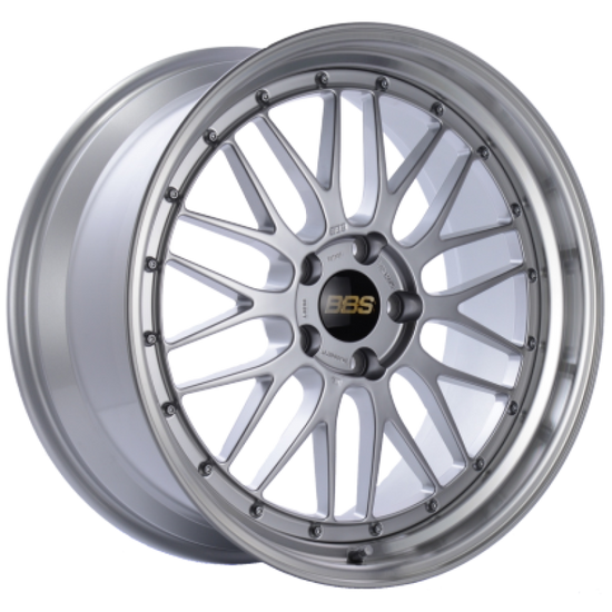 BBS LM 19x8.5 5x112 ET32 Diamond Silver Center Diamond Cut - LM269DSPK.