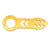 NRG Universal Front Tow Hook - Gold Dip - TOW-100GD.