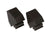 Prothane Universal Bump Stop Pull Through Style - Black - 19-1327-BL.