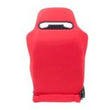 NRG Sport Seats (Pair) Type-R Cloth w/NRG Logo - Red - RSC-210L/R.