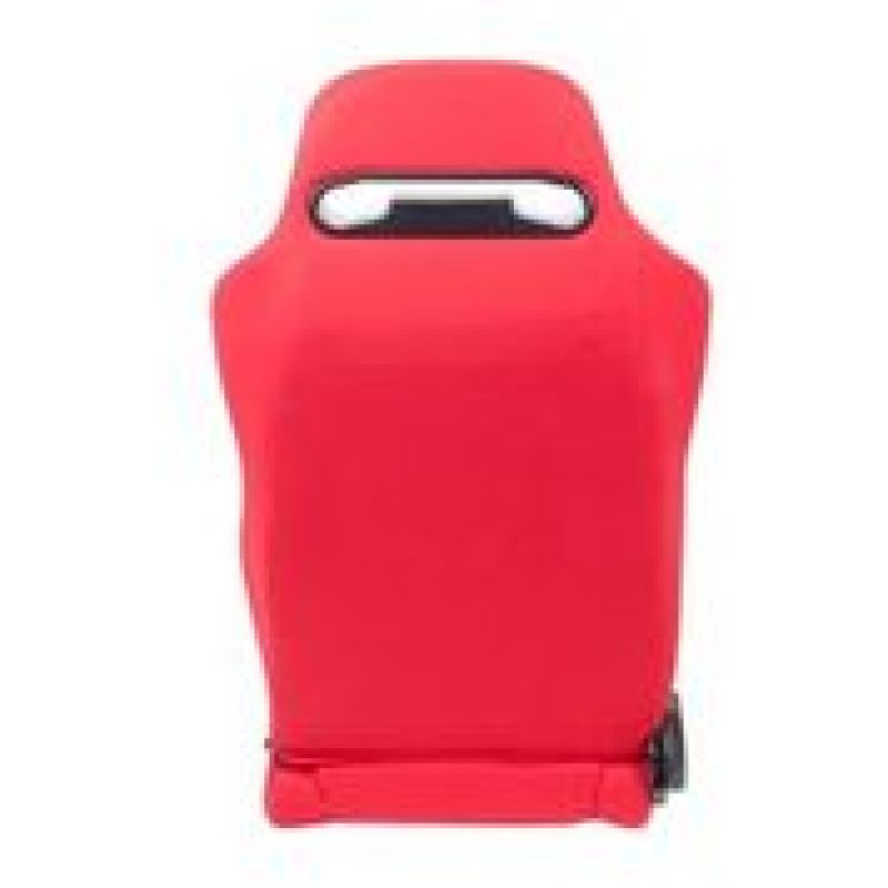 NRG Sport Seats (Pair) Type-R Cloth w/NRG Logo - Red - RSC-210L/R.
