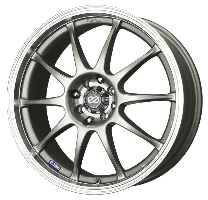 Set of 4: Enkei J10 16x7 4x100/114.3 42mm Offset 72.62mm Bore Dia Silver - 409-670-10SP