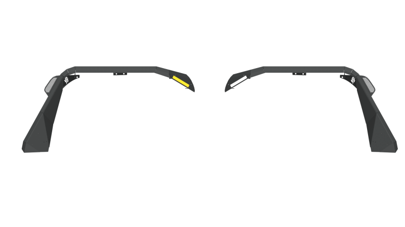 Road Armor 18-20 Jeep Wrangler JL Stealth Front Fender Flare - 518AFF0B.