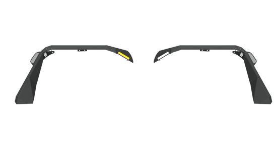 Road Armor 18-20 Jeep Wrangler JL Stealth Front Fender Flare - 518AFF0B.