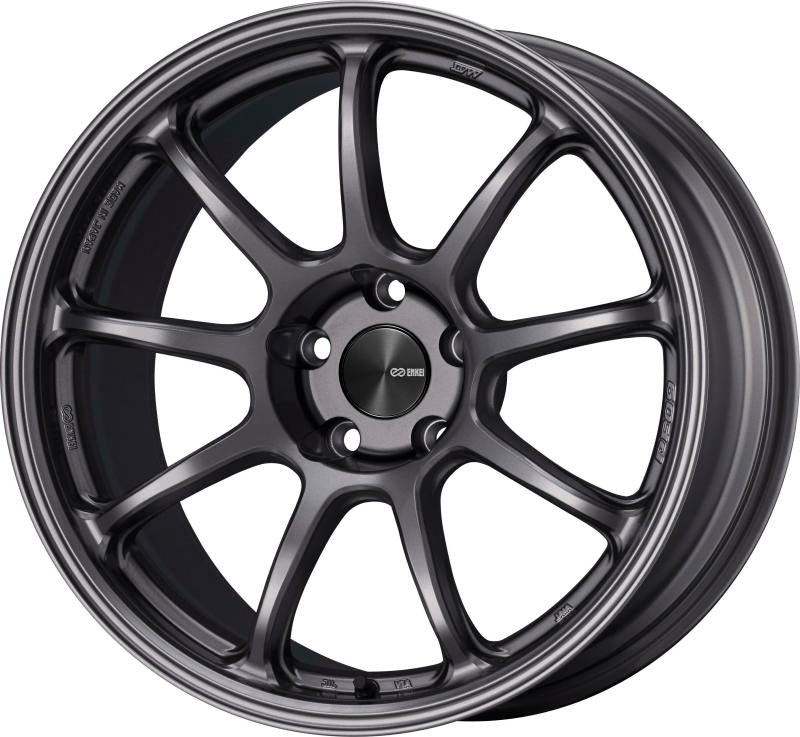 Enkei PF09 16x7 5x100 48mm Offset 67mm Bore Dark Silver - 540-670-8048DS.