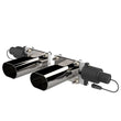 QTP Bolt-On QTEC Dual Low Profile Oval Electric Cutout Valves - QTEC66.