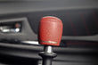 GrimmSpeed Stubby Shift Knob Stainless Steel Red - M12x1.25 - 380003.