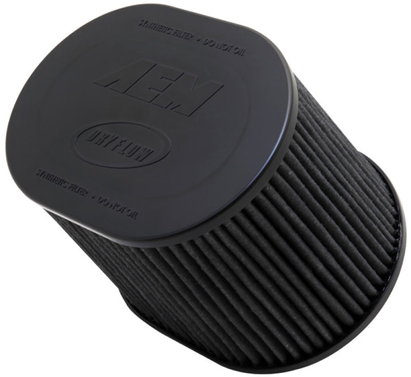 AEM Dryflow 4in. X 7in. Oval Straight Air Filter - 21-2257BF