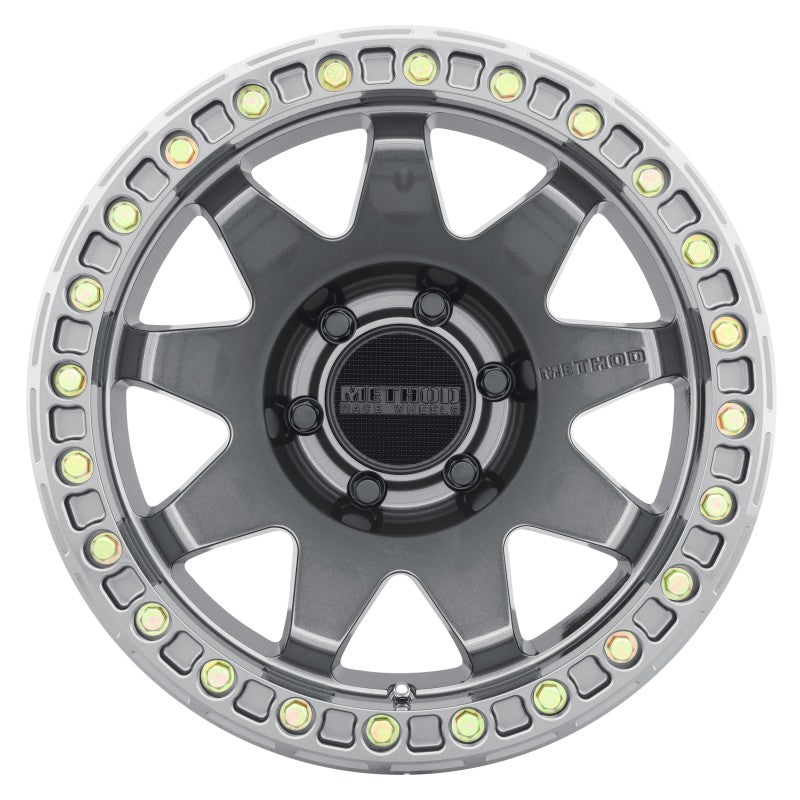 Method MR108 17x9 -44mm Offset 6x5.5 106.25mm CB Gloss Titanium - MR10879060844B