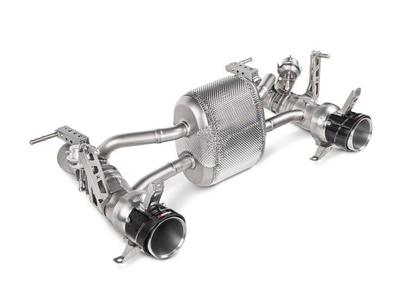 Akrapovic 16-17 Ferrari 488 GTB/488 Spyder Slip-On Line (Titanium) w/ - MTP-FE488H
