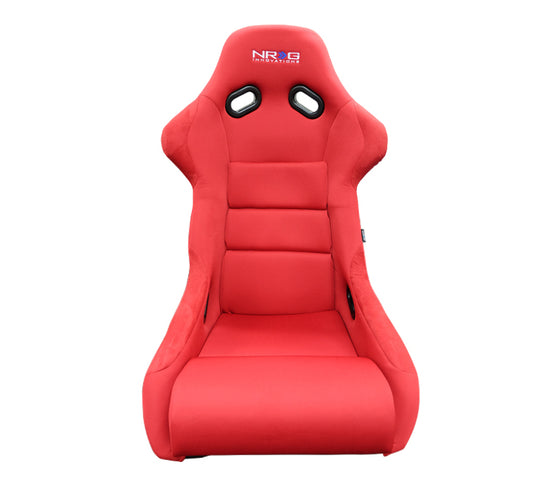 NRG FRP Bucket Seat (Red Cloth) - Large - FRP-300RD.