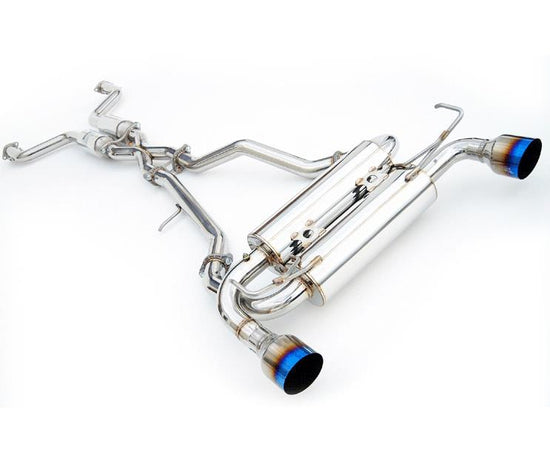 Invidia 14+ Infiniti Q50 Gemini w/ Rolled Titanium Tips Cat-Back - HS14IQ5GID.