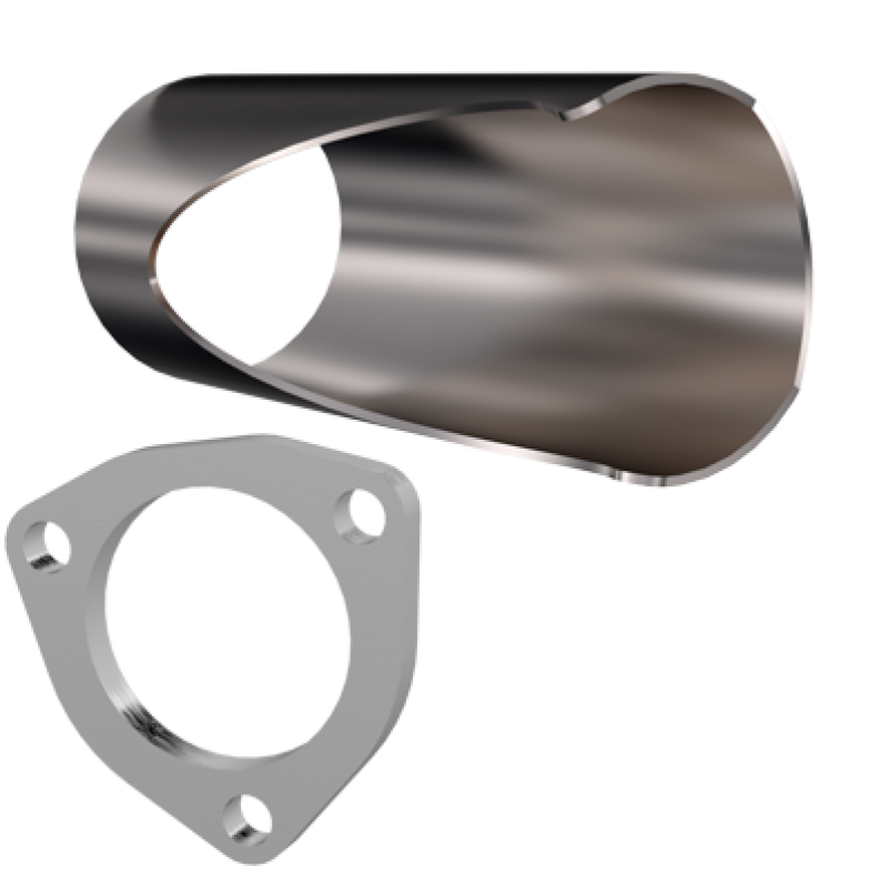QTP 2.25in Weld-On QTEC DIY Cutout Pipe - 10226.