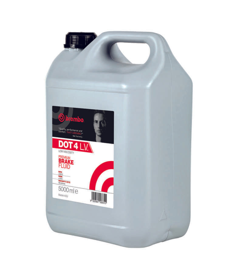 Brembo DOT 4 Low Viscosity Brake Fluid (5000 ML) - L04250