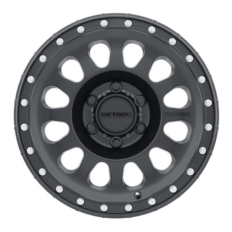 Set of 4: Method MR315 18x9 +18mm Offset 6x5.5 106.25mm CB Matte Black - MR31589060518