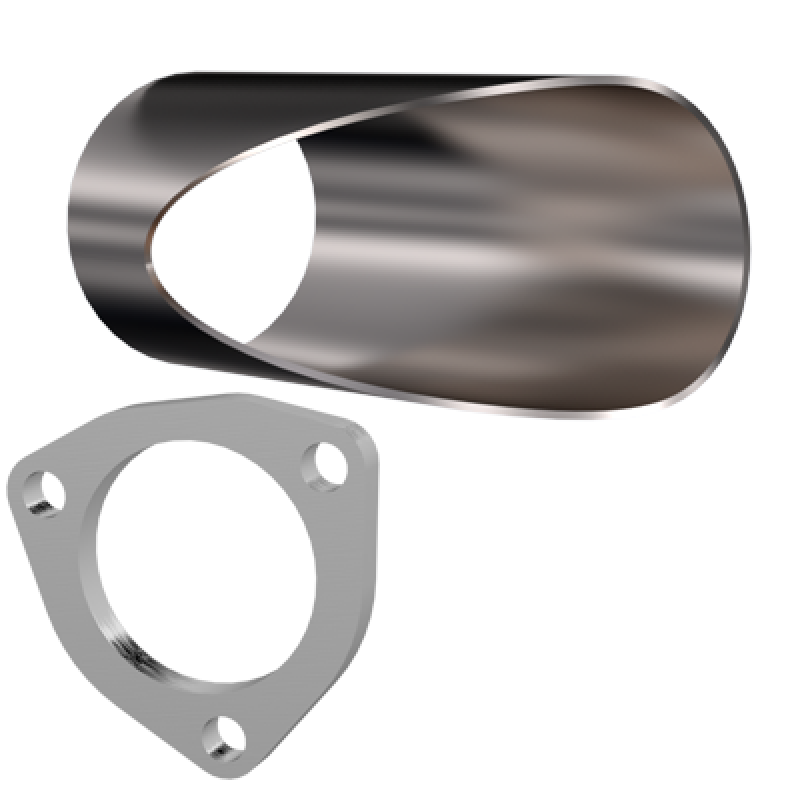 QTP 2.25in Weld-On QTEC DIY Cutout Pipe - 10226.