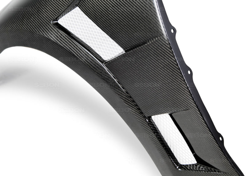 Seibon 14-15 Lexus IS250/350 10mm Wider Carbon Fiber Fenders - FF14LXIS-W.