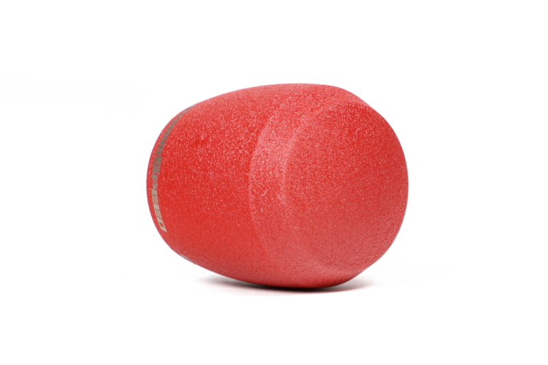 GrimmSpeed Stubby Shift Knob Stainless Steel Red - M12x1.25 - 380003.