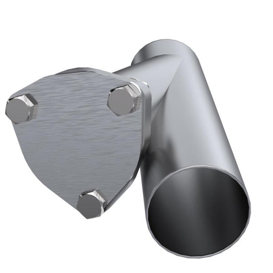 QTP 2.5in Weld-On QTEC Exhaust Cutout Y-Pipe - 10250.