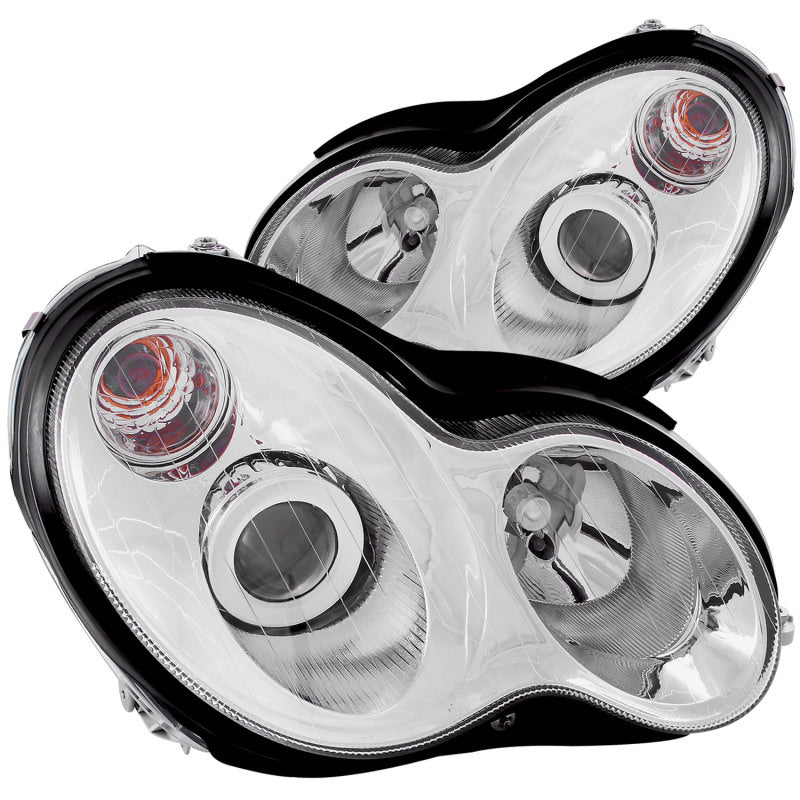 ANZO 2002-2004 Mercedes Benz C Class W203 Projector Headlights w/ - 121239