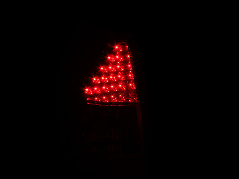ANZO 2005-2008 Dodge Magnum LED Taillights Red/Clear - 321015
