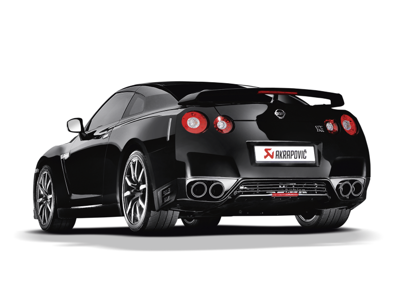 Akrapovic 08-17 Nissan GT-R Slip-On Line (Titanium) (Req. Tips) - M-NI/T/1H