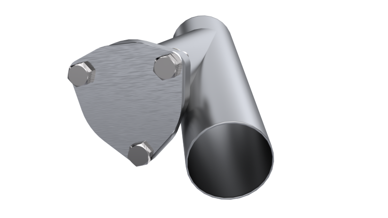 QTP 2.5in Weld-On QTEC Exhaust Cutout Y-Pipe - 10250.