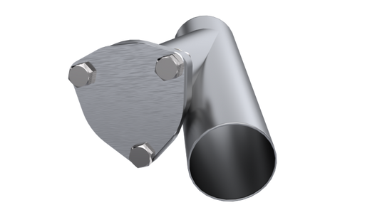 QTP 2.5in Weld-On QTEC Exhaust Cutout Y-Pipe - 10250.