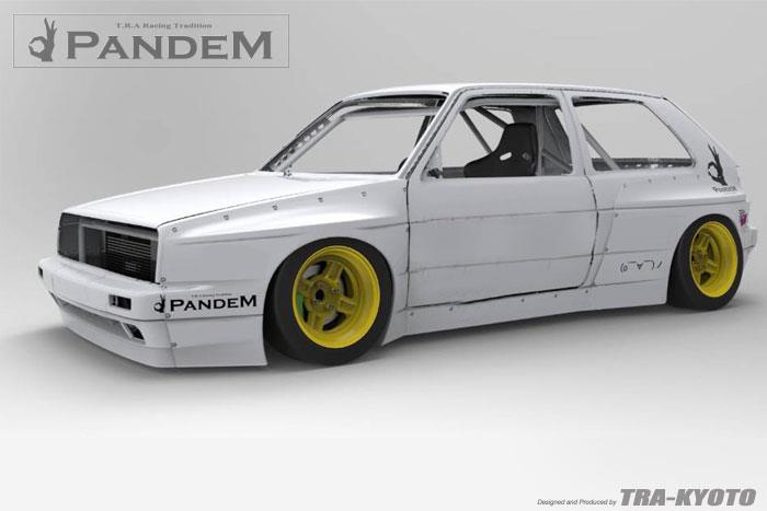 GReddy Pandem Volkswagen Golf MK2 Complete Wide Body Aero Kit - 17090320.