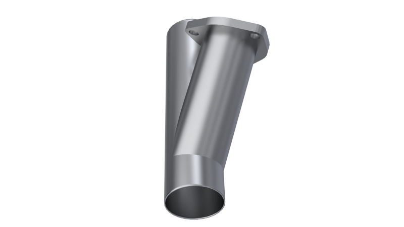 QTP 2.5in Weld-On QTEC Exhaust Cutout Y-Pipe - 10250.