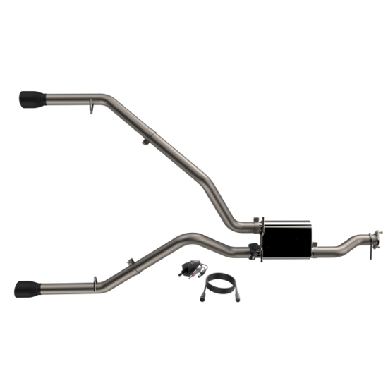 QTP 19-20 Ram 1500 304SS Screamer Cat-Back Exhaust Rear Split - 420019B.