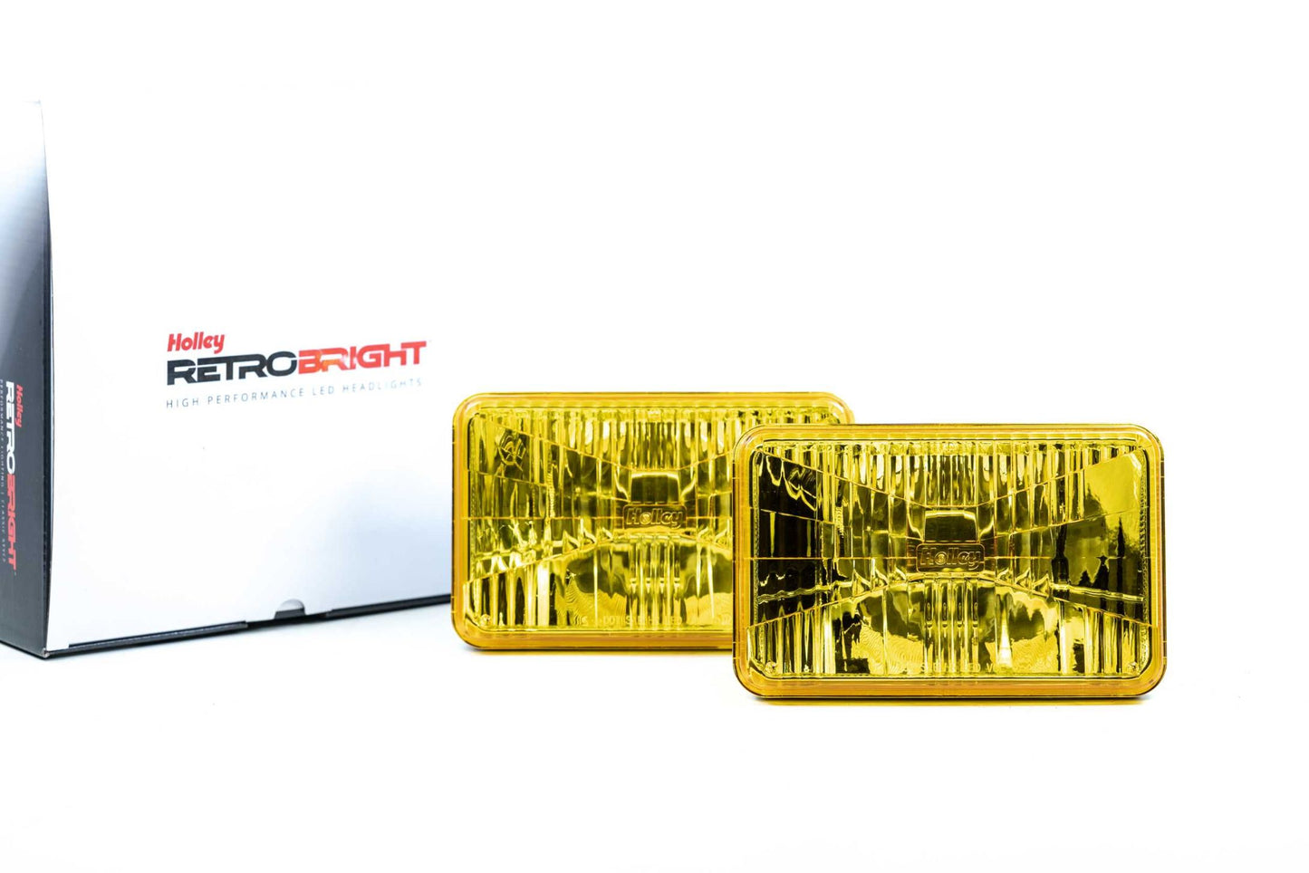 Holley RetroBright Headlight: Modern White (4x6" Rectangle) - LFRB140