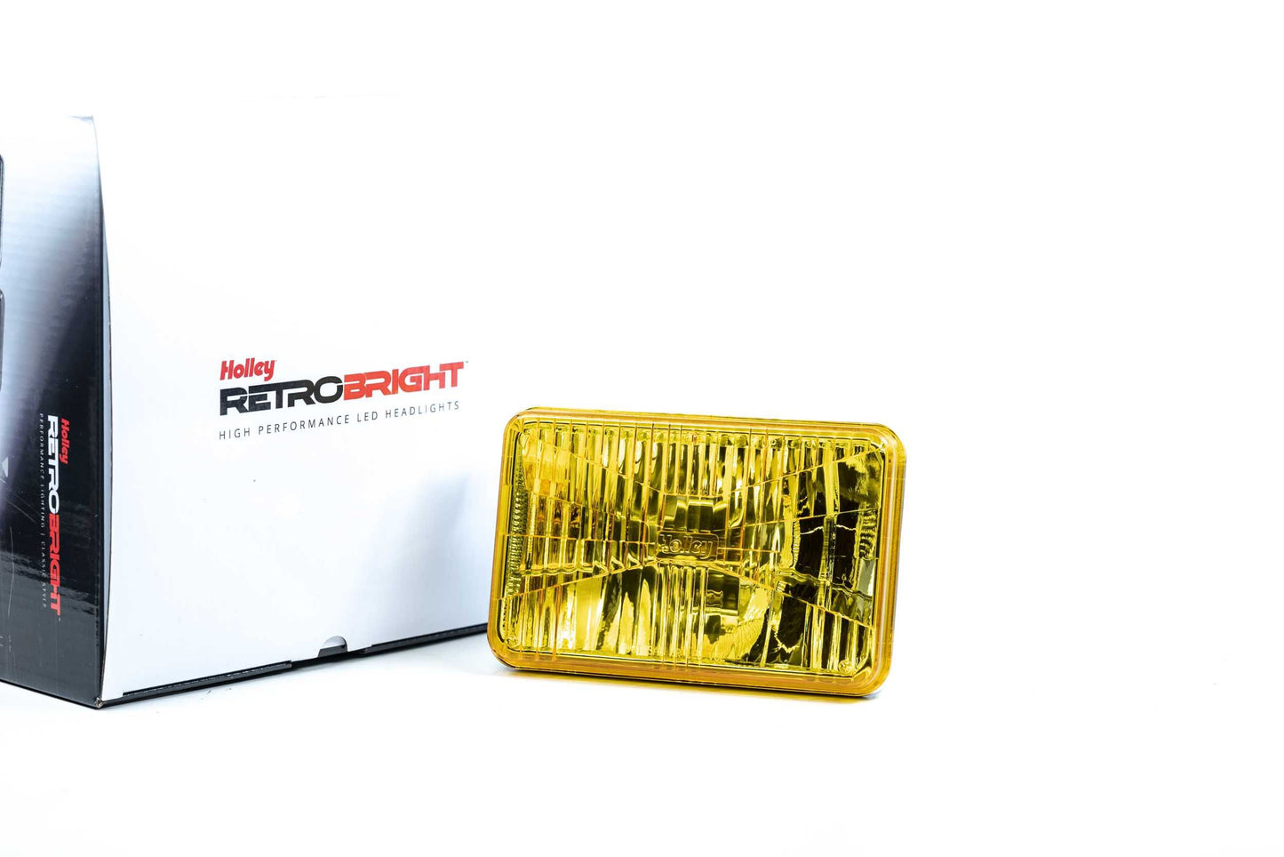 Holley RetroBright Headlight: Modern White (4x6" Rectangle) - LFRB140