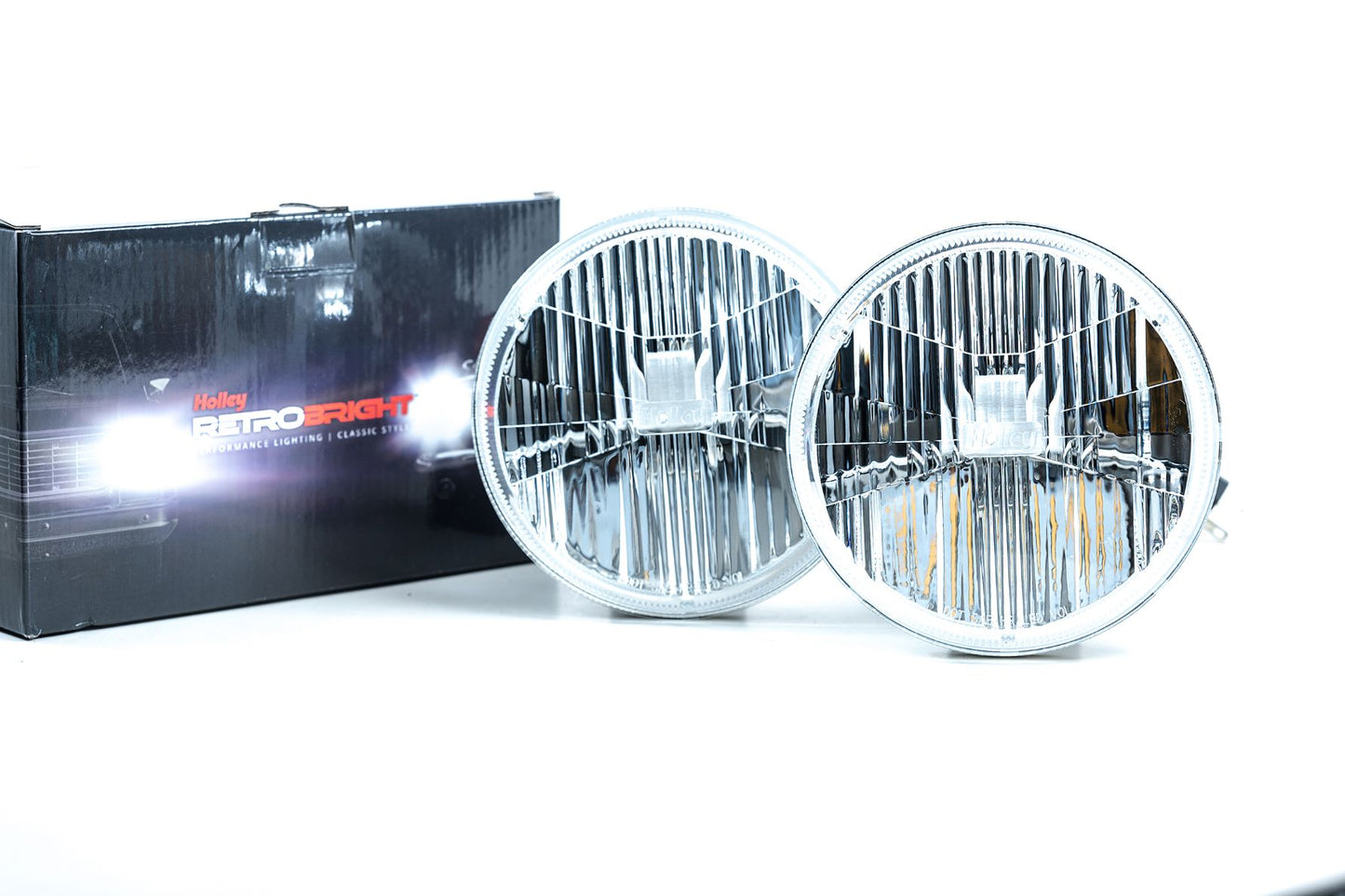 Holley RetroBright Headlight: Classic White (5.75" Round) - LFRB125