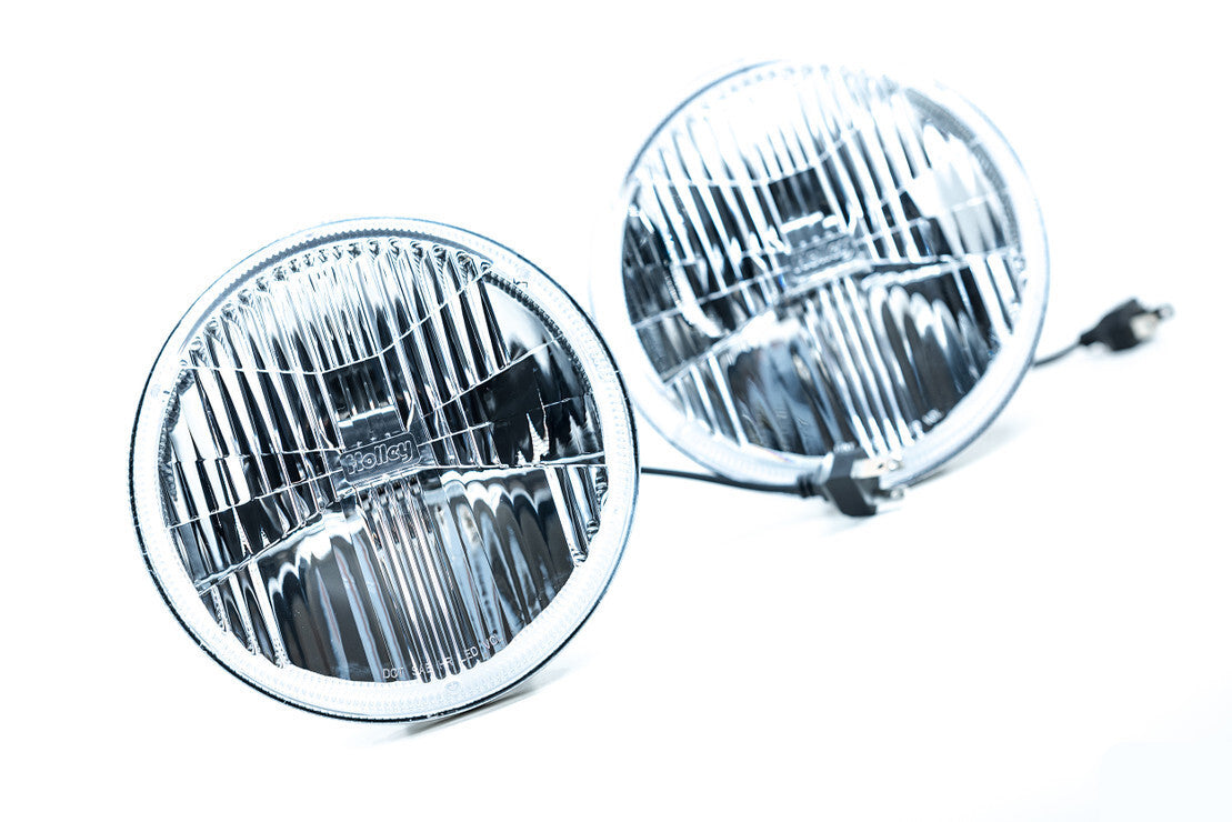 Holley RetroBright Headlight: Modern White (5.75" Round) - LFRB145