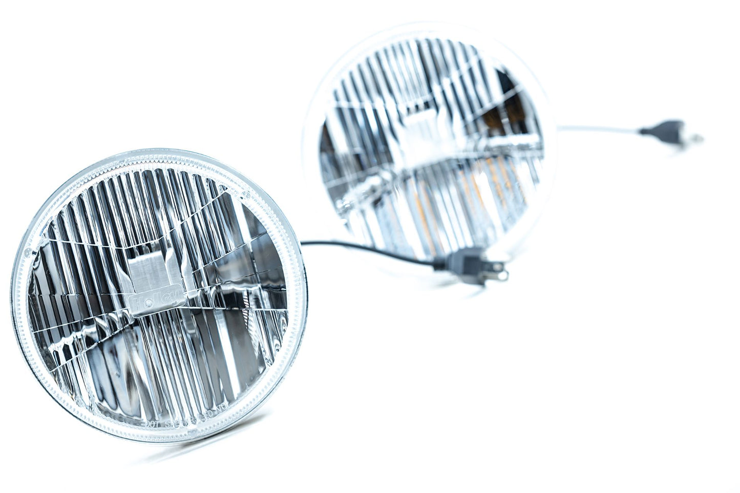 Holley RetroBright Headlight: Modern White (7" Round) - LFRB155